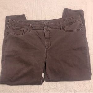 MAURICES Plus Size Dusty Purple Skinny Jeans